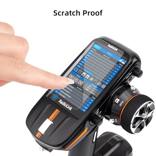 Radiolink [2 PACK] RC8X HD Screen Protector, Anti-Frigerprint & Anti-Scratch/Smooth Full Screen Coverage RC8X FPV Screen RC Transmitter Accessories