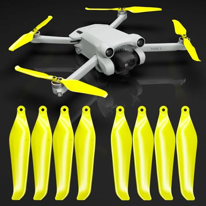 Master Airscrew Stealth Propellers for DJI Mini 3 Pro & Mini 4 Pro - Electric, 4 propellers in Set - color: Electric