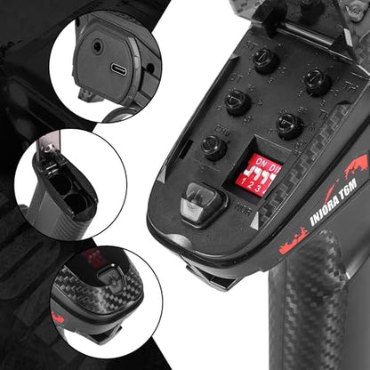 INJORA T6M 2.4GHz Transmitter with 6CH Receiver for 1/24 1/18 RC Crawler