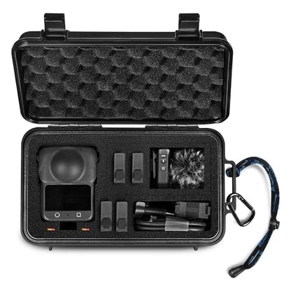 Lekufee Travel Waterproof Hard Case for DJI Osmo 360, Battery, and other Accessories(Case & Bag Only)