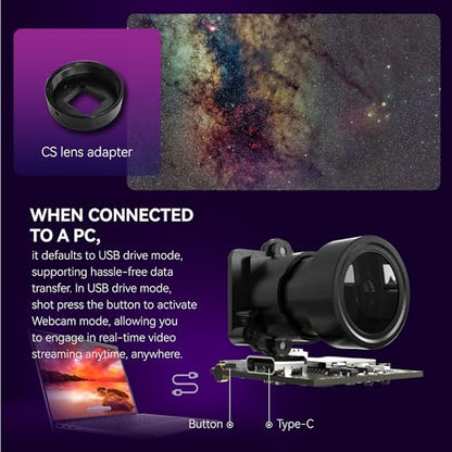 RunCam Night Action Camera Prototype with 2.7K30FPS DC 5V Power for FPV and Other Occasions