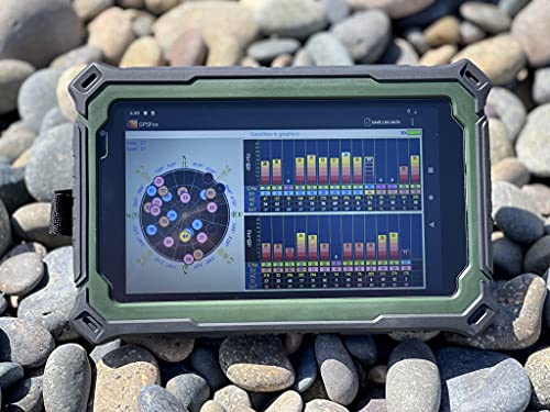 RT71-Pro Ruggedized Tablet - 7" 1200NIT High Bright, 8 Core 2.0GHz, Android 9, 4G LTE, Military Spec in Army Green