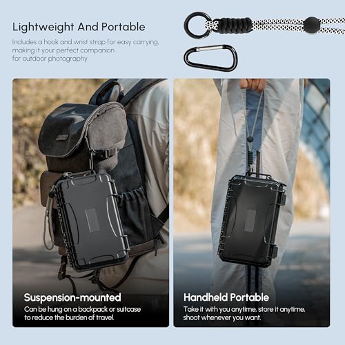 Waterproof Hard Case for Insta360 X6/Luna Ultra /Osmo Pocket 3 & Pocket 4