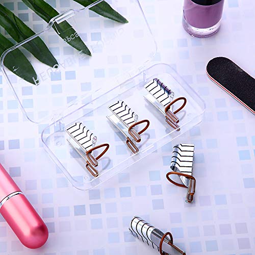 Blulu 20 Pcs Nail Extension Forms, Reusable UV Gel Guides, Gold, Silver - color: Gold, Silver