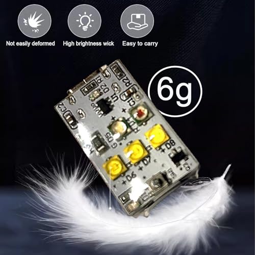 Drone Strobe Lights for DJI Mini3 Pro/Mini4 Pro/Mini2/Air 2/Air 3S/Mavic 2/Mavic 3/Avata/Neo/Flip, Anti Collision Light for FAA Drone Night Flying,for RC Quadcopters Drone Accessories (1pcs)