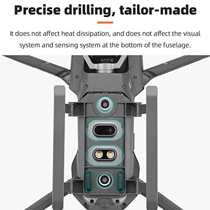 Drone Folding Landing Gear, Foldable Height Raised Landing Leg Protector ABS Quick Release Height Extension Support Leg for Mavic 2 Zoom Pro