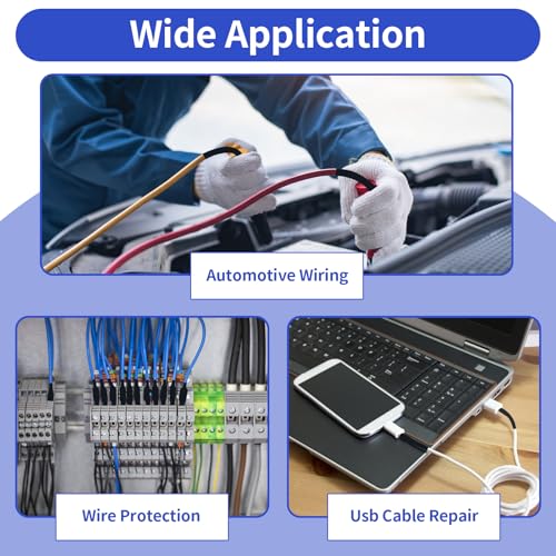 420 pcs Heat Shrink Tubing Kit, 3:1 Ratio Adhesive Lined, 7 Sizes