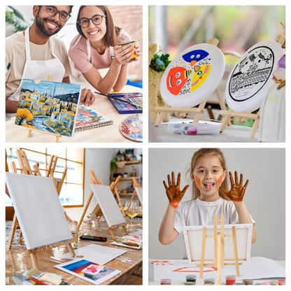 ESRICH 2 Pack 11.8" Wood Easels, Tabletop Easel for Painting - style: 11.8"-2P
