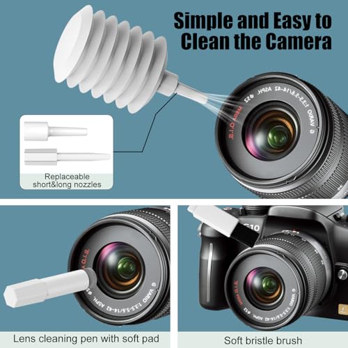 VICHYIE 20 in 1 Multifunctional Cleaner Kit for Electronic Devices (White) - color: White