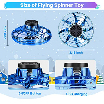Vantexi Drone for Kids Flying Toys, 2026 Upgrade LED Fidget Spinner - color: Blue, size: 1 PC