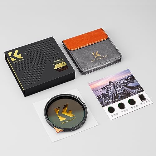 K&F CONCEPT 72mm Black Diffusion 1/4 Effect & Variable ND2-32 Filter in-1 - size: 72mm