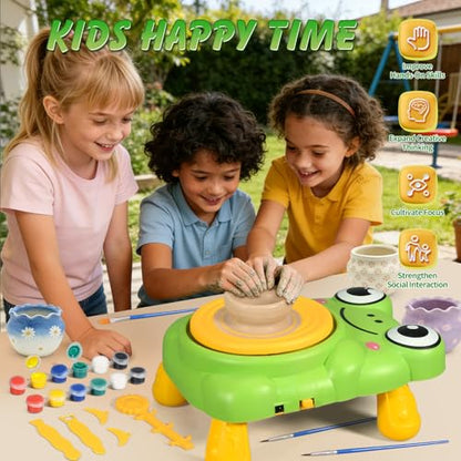 Pottery Wheel for Kids Complete Pottery Painting Kit Arts & Crafts for Kids