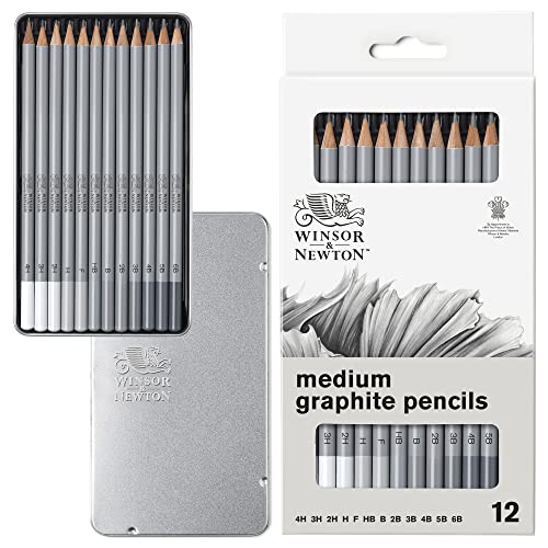 Winsor & Newton Studio Collection, Graphite Pencils, Set of 12 - style: 12 Colors Pencils