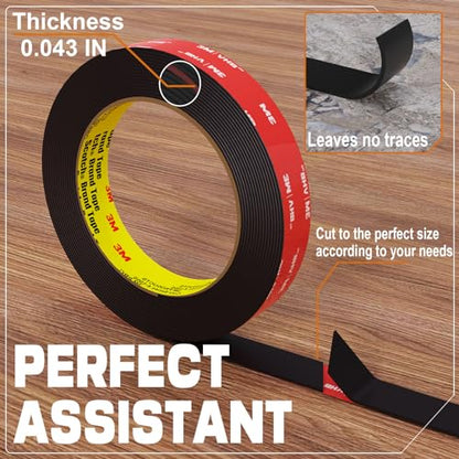 tapify Double Sided Tape Heavy Duty 0.39 x 10FT - size: 0.39IN x 10FT
