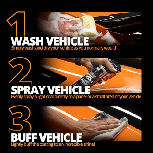 CERAKOTE® Rapid Ceramic Paint Sealant, Ceramic Coating for Cars, 2 Pack - size: 14 Fl Oz (Pack of 2)