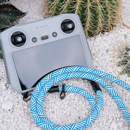 VOVMOEYA Lanyard for DJI RC/RC 2 Controller, Drone Shoulder Strap/Neck Strap for Mini 5 Pro/Mini 4 Pro/Mavic 4 /Mavic 3 Remote Controller Accessories- Sky Blue - color: Sky Blue