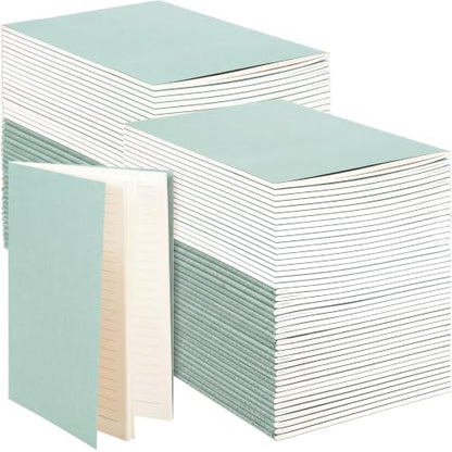 Mimorou 100 Pcs A5 Journals Notebooks Bulk,Sage Green,Lined - color: Sage Green, style: Lined