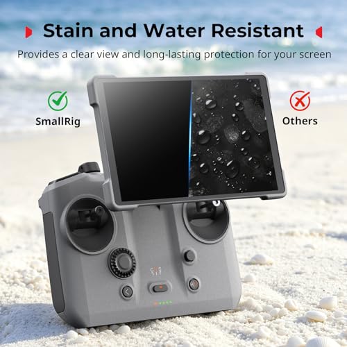 SMALLRIG HD Tempered Glass Screen Protector for DJI RC Pro 2 (2 Pack), Specifically Designed for DJI Drone Remote Controller Screens, for DJI Mini 5 Pro/Mavic 4 Pro/Air 3S / Air 3 / Mini 4 Pro