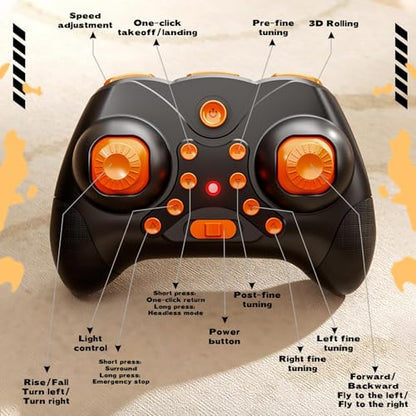 ANTSIR RC Plane ABS Fighter Jet Drone Flying Toy for Kids Birthday Gift