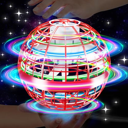 Vantexi Flying Orb Ball Toy,2026 Upgrade Parachute LED Light,Bright Red - color: Bright Red, size: 1 Pack