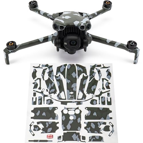 WRAPGRADE Skin Stickers Compatible with DJI Mini 5 Pro (Army Green Dot Camo) - color: Army Green Dot Camo
