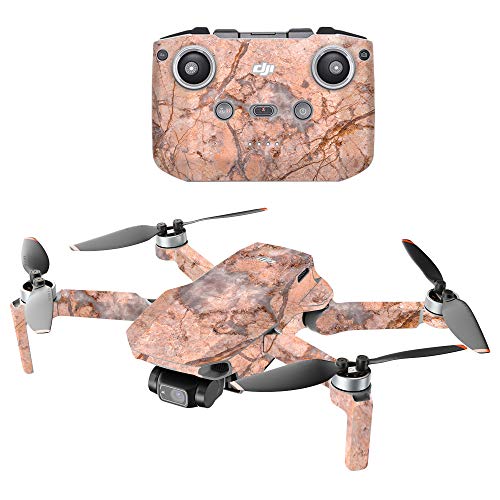 MightySkins Compatible with DJI Mini 2 Portable Drone - Blush Marble | Protective, Durable, and Unique Vinyl Decal wrap Cover | Easy to Apply, Remove, and Change Styles | Made in The USA - color: Blush Marble