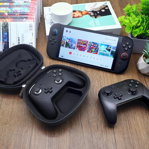 sisma Carrying Case Compatible with Nintendo Switch 2 Pro Controller, Buttons & Joysticks Full Protection, Hard Shell Original Switch Controller Travel Storage Case, Grey - color: Grey Special Edition