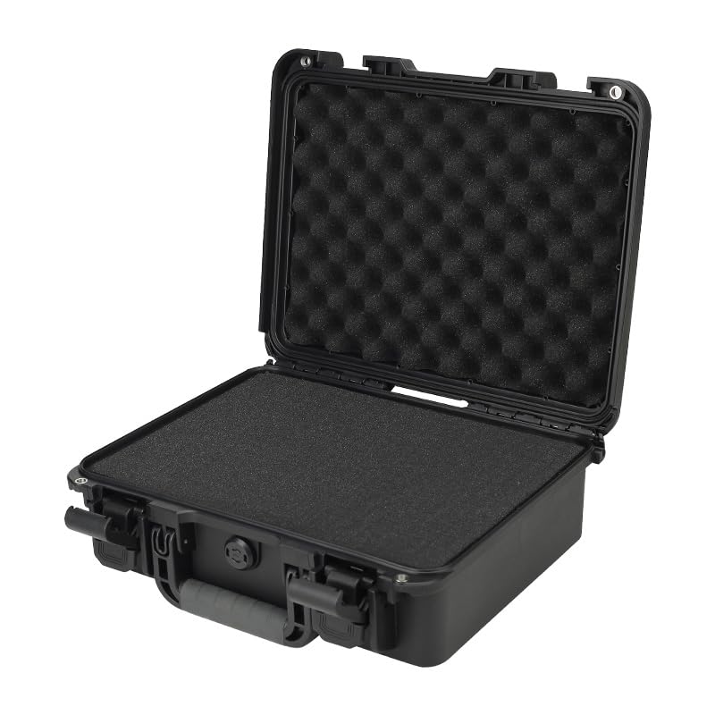 16in Heavy Duty Hard Case with DIY Customizable Foam Insert (15.1x 11.1 x 5.3in Interior) - size: 16.4 x 13.6 x 5.8in