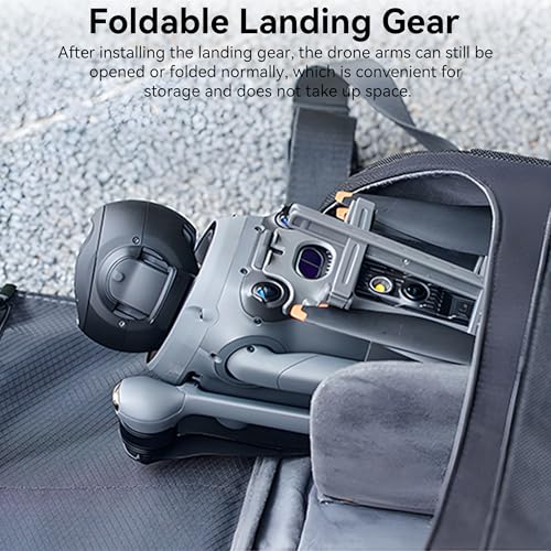 Mavic 4 Pro Landing Gear - Foldable Landing Legs Quick Release Height Extension Kit for DJI Mavic 4 Pro Drone Accessories