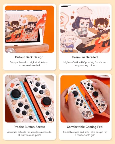 GeekShare Protective Shell Compatible with Switch 2 (Passionate Kitchen) - color: Passionate Kitchen