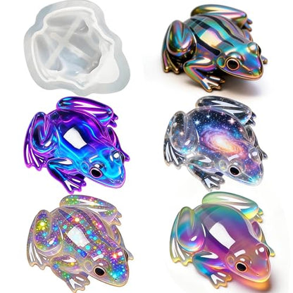 Frog Resin Mold, Animal Frog Silicone Mold for Epoxy Resin Casting - color: Frog Resin Mold