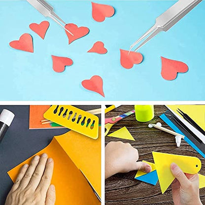 MMOBIEL 19-Piece Vinyl A5 Cutting Mat Tool Set Stainless Steel with Scrapers, Scalpel Knives, Spatula Spudgers, Ruler Tweezers and Scissors