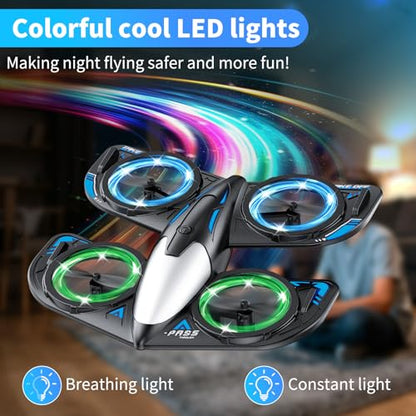 Foam RC Drone for Kids Beginners, RC Airplane Quadcopter Toy Gift