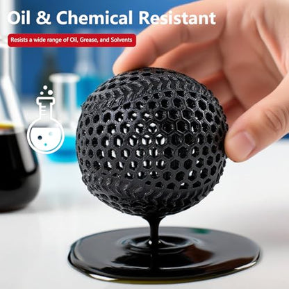 Siraya Tech Rebound PEBA 95A Super TPU 3D Printer Filament, Black, 800g - color: Peba 95a Black