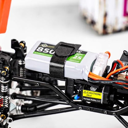 7.4V 2S 35C 850mAh LiPo Battery with USB Charger for 1/24 RC Car - size: 850mah 7.4V