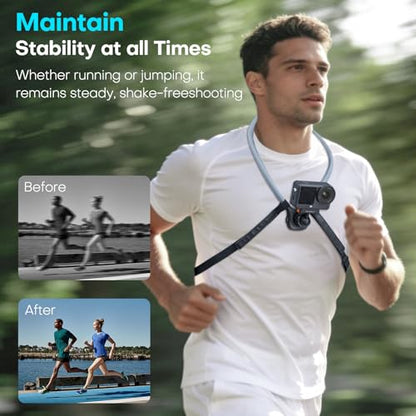 REYGEAK Magnetic Neck Mount for DJI Osmo Nano/Action 6, Quick Release - color: for Action 6/NANO