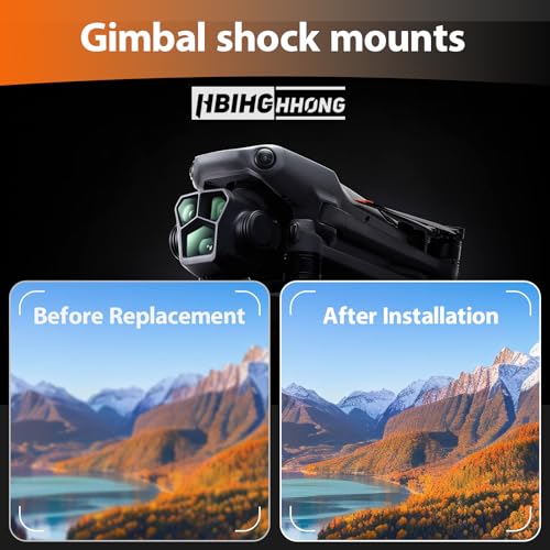 Replacement for DJI Mavic 3 Pro Gimbal Camera Shock Lower Bracket with Shock Absorber Ball for Mavic 3 Pro Damper Rubber Gimbal Mounts Accessories Parts