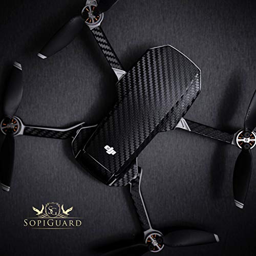 SopiGuard Skin 3M Brushed Black Vinyl Sticker Skin for DJI Mavic Mini