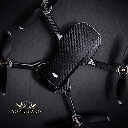 SopiGuard Skin 3M Brushed Black Vinyl Sticker Skin for DJI Mavic Mini