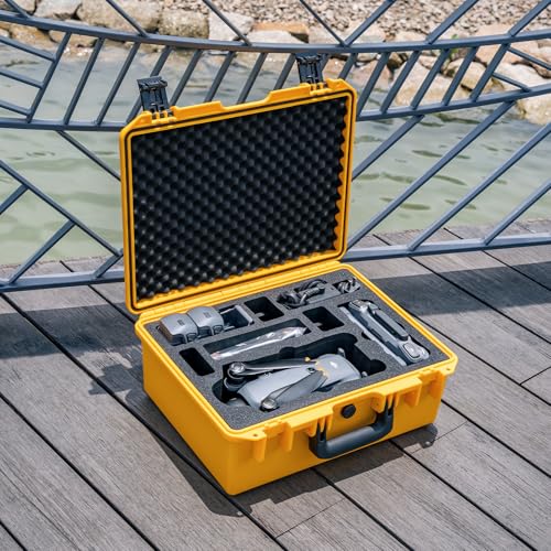 Lykus Titan M400 Hard Case for DJI Mavic 4 Pro and DJI RC Pro 2/RC2 - color: Yellow
