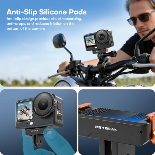 REYGEAK Magnetic Quick Release Adapter for DJI Action 6/Osmo Nano, 2 Pack - color: Two Pack