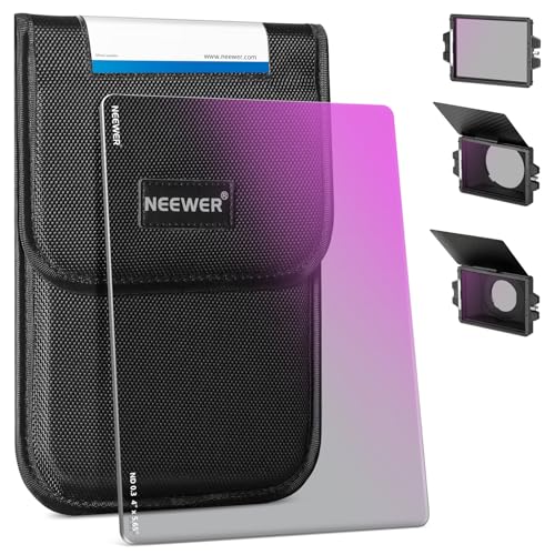 NEEWER ND0.3 (1 Stop) Square ND Filter, 4"x5.65" Dual Sided 30 Multi Nano Coated Cinema Neutral Density Filter for NEEWER Matte Box Compatible with Tilta Compatible with SmallRig - style: ND0.3 (1 Stop)