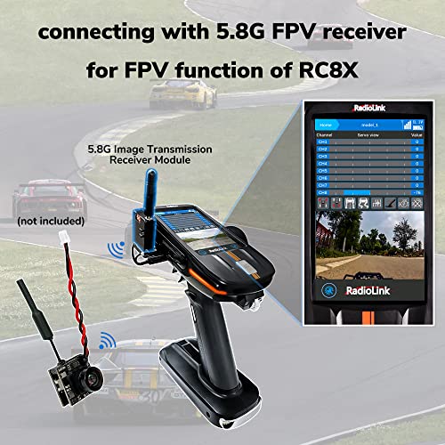 Radiolink 5.8GHz 800TVL 200mW FPV Camera for RC8X FPV Display