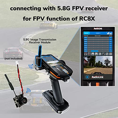 Radiolink 5.8GHz 800TVL 200mW FPV Camera for RC8X FPV Display