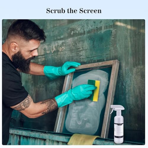 Caydo Screen Printing Emulsion Remover Kit Includes Silk Screen Photopolymer Emulsion Stencil Remover (Mix - 2000oz) - Screen Printing Supplies