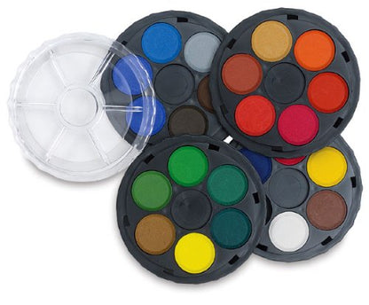 KOH-I-Noor Opaque Watercolor Paint Wheel, 24 Colors, 1 Each (FA171506.BC)