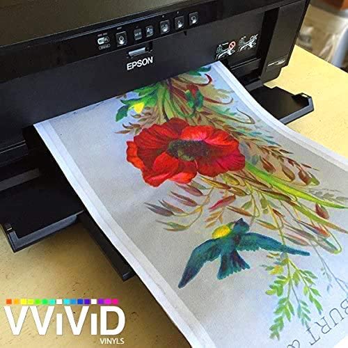 VViViD Inkjet Canvas 100% Real Printable Cotton LTR 8.5 X 11 125lbs. 340gsm 17mil (10 sheets)