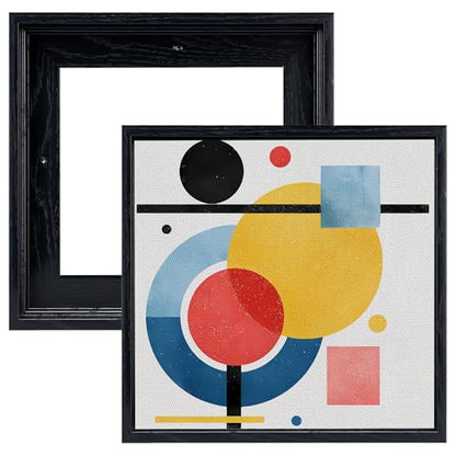 2 Pack 12x12 Canvas Floater Frame,0.9" Deep Canvas Frame,Black - color: Black, size: 12"x12"
