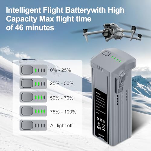 Air 3 Intelligent Flight Battery 1 Pack 4276mAh Large Capacity Portable Replacement Battery，Fully Compatible with DJI Air 3 / Air 3S Drone Accessories
