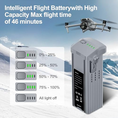 Air 3 Intelligent Flight Battery 1 Pack 4276mAh Large Capacity Portable Replacement Battery，Fully Compatible with DJI Air 3 / Air 3S Drone Accessories
